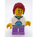 LEGO Fairground Mixer Girl met Hoodie minifiguur