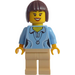 LEGO Fairground Mixer Lady mit Minifigur