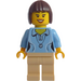 LEGO Fairground Mixer Lady con Minifigure