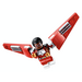 LEGO Falcon with Red Suit and Built Wings Minifigure