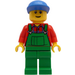 LEGO Farmer Green Overalls Figurine