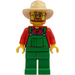 LEGO Granjero con Barba y Gafas Minifigura