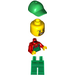 LEGO Farmer with Beard, Green Overalls, Green Cap Minifigure LEGO Farmer with Beard, Green Overalls, Green Cap Minifigure