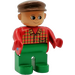 LEGO Farmer with Brown Cap
