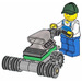 LEGO Farmer met lawn mower 952404