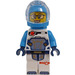 LEGO Kvinne Astronaut med Mørk asurblå Hjelm og Briller Minifigur