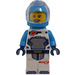 LEGO Female Astronaut met Dark Azure Helm minifiguur