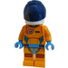LEGO Female Astronaut met Helm minifiguur