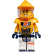 LEGO Female Astronaut met Oranje Helm minifiguur
