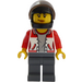 LEGO Female ATV Racer with Number 8 Minifigure