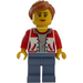 LEGO Vrouwelijk Bus Passagier Minifiguur