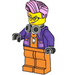 LEGO Female Crook mit Pink Haar Minifigur
