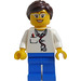 LEGO Kvinne Doktor med Briller Minifigur