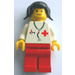 LEGO Kvinna Läkare med Pigtails Minifigur