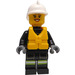 LEGO Kvinde Ild Båd Brandmand Minifigur