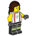 LEGO Female Firefighter avec blanc Shirt Figurine
