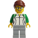 LEGO Mujer Newspaper Seller Minifigura