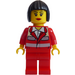 LEGO Kvinne Ambulansearbeider med Bob Cut Hår Minifigur