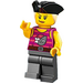 LEGO Femmina Pirata Autista Minifigure