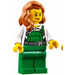 LEGO Female Robber  im Green Overalls  Minifigur
