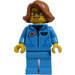 LEGO Female Scientist with Medium Dark Flesh Hair Minifigure