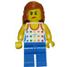 LEGO Kvinde, Skjorte med Rainbow Stjerner Minifigur