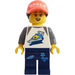 LEGO Kvinde Rumfart Fan Minifigur