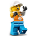 LEGO Femelle Stuntz Crew Minifigurine