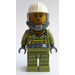 LEGO Kvinne Volcano Explorer med Harness Minifigur