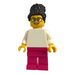 LEGO Female met Bun en Glasses minifiguur