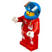 LEGO Ferrari Racing Driver with Red Suit and Blue Helmet Minifigure