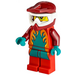 LEGO Fire Chief Freya McCloud with Dark Red Helmet Minifigure