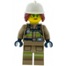 LEGO Feu Chief Freya McCloud avec Sapeur pompier Costume Minifigurine