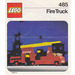 LEGO Fire Truck Set 485-1