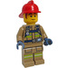 LEGO Sapeur pompier Bob avec Bronzer Foncé Costume Minifigurine