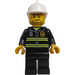 LEGO Feuerwehrmann - Crooked Smile und Scar Minifigur