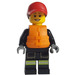 LEGO Firefighter, Female (60373) minifiguur