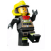 LEGO Firefighter, Female (60374) Minifigure