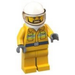 LEGO Feuerwehrmann Hubschrauber Pilot Minifigur