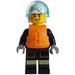 LEGO Firefighter, Male (60373) Figurine