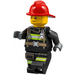 LEGO Firefighter - Red Helmet Minifigure