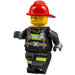 LEGO Firefighter - rouge Casque Figurine