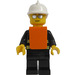 LEGO Sapeur pompier avec Gilet de sécurité Minifigurine sans Autocollant