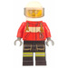 LEGO Feuerwehrmann mit Weiß Helm Minifigur