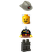 LEGO Firefighter with White Helmet with Logo Minifigure