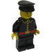 LEGO Firefighther med Svart Hatt Minifigur