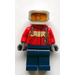 LEGO Pompier Hélicoptère Pilote avec Rouge Haut Minifigurine