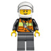 LEGO Fireman Pilot Figurine