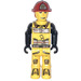LEGO Fireman met 07 Aan Helm minifiguur