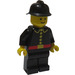 LEGO Fireman met Classic Zwart Helm minifiguur